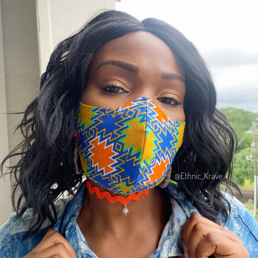 Quality African print Ankara FACE MASKS